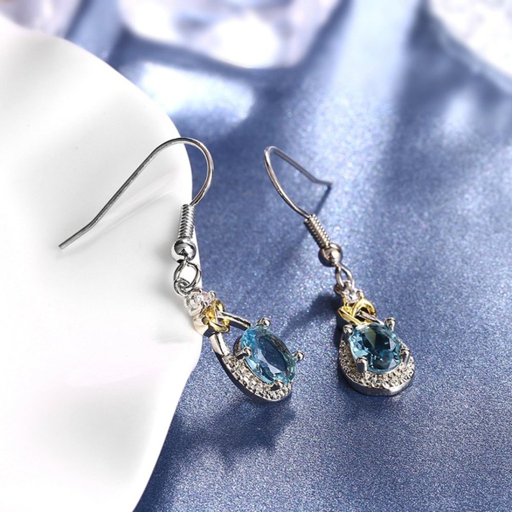 925 Sterling Silver Earring CZ stone Brand New